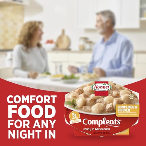 HORMEL COMPLEATS Dumplings & Chicken / 7.5 Ounce (Pack of 7) / Meal Chicken Soups