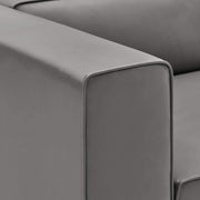 Modway Grey / Left-Arm Chair / 1 Sofas & Couches