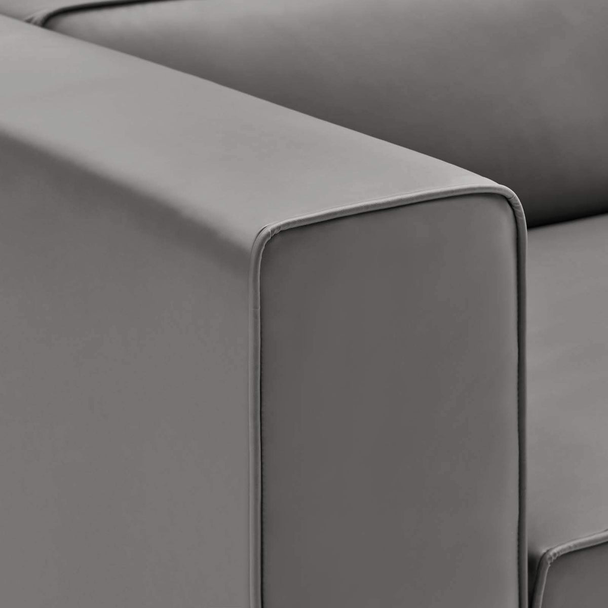Modway Grey / Left-Arm Chair / 1 Sofas & Couches