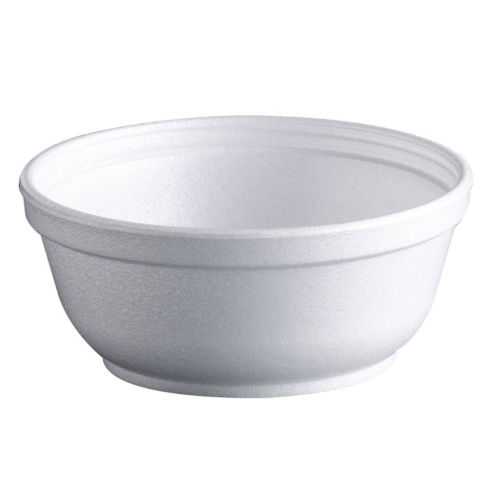 8 Oz. Flush Fill Bowl - 1000 Per Case. by DART – 8.0 ounces, Insulated Foam, White, Pack of 1000, Model DCC8B20