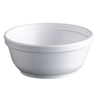 8 Oz. Flush Fill Bowl - 1000 Per Case. by DART – 8.0 ounces, Insulated Foam, White, Pack of 1000, Model DCC8B20