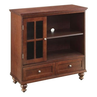 Tahoe Highboy TV Stand by Convenience Concepts – 36"L x 15.5"W x 36.5"H, Wood, Espresso, Model 8067000