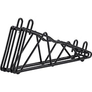 14" Double Arm Shelf Bracket Black Epoxy by Nexel – Steel, Black, Model DAB14B