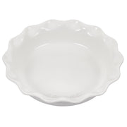 Le Creuset Stoneware Fluted Pie Pan, 9 Inch, White