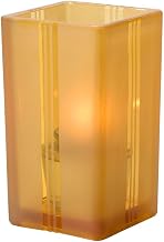 Hollowick Amber Art Deco Quad Glass Votive Lamp