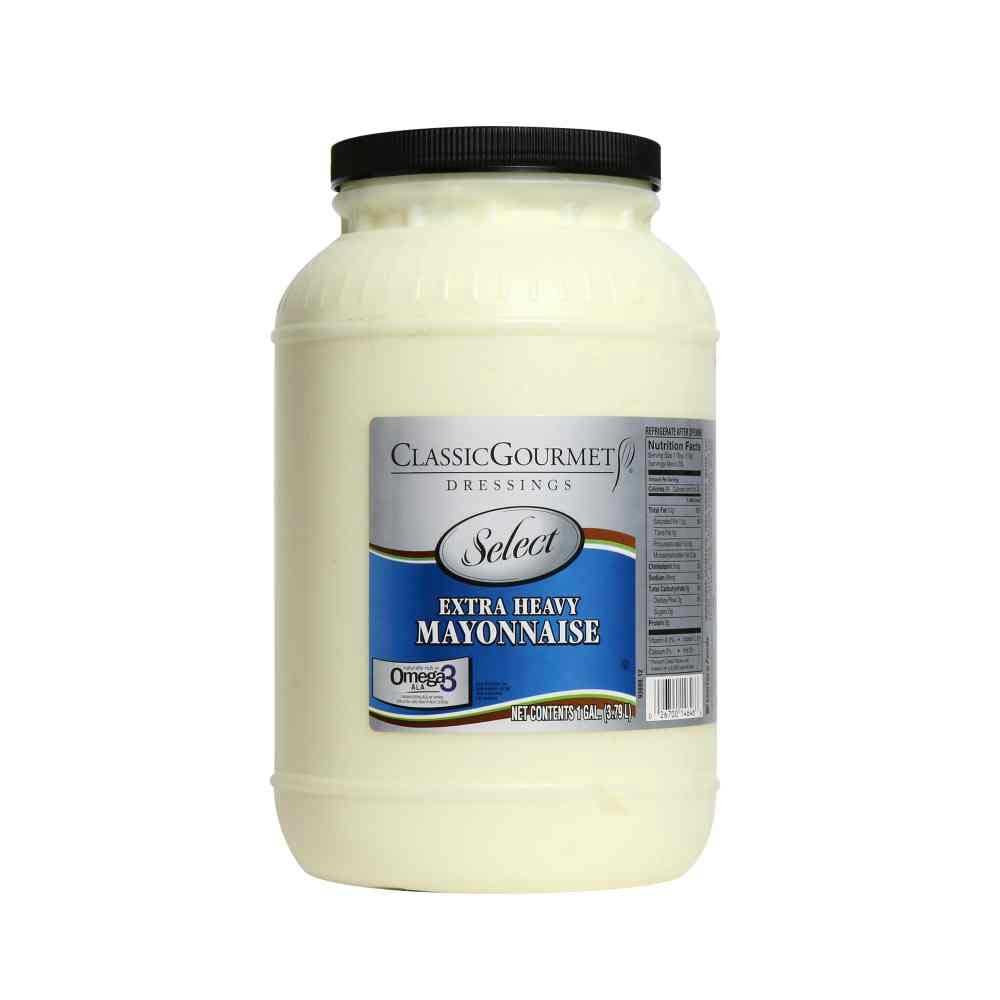 Classic Gourmet Select Extra Heavy Duty Mayonnaise by Ventura Foods – 7.3 pounds, Pack of 4