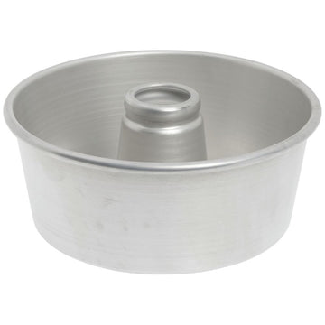 Aluminum #655 Angel Food Tube Cake Pan by Chicago Metallic Bakeware – 9.5 inches, Aluminum, Silver, Model 46550