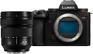 Panasonic LUMIX S5II Full-Frame Mirrorless Camera Lens Kit | 24-60mm F2.8 - 24.2MP Sensor, 6K 10-Bit Video, Phase Hybrid AF