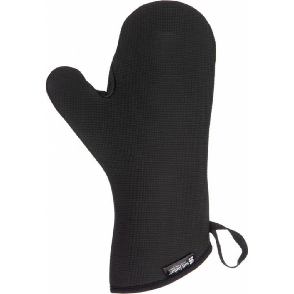 San Jamar Conventional Style / 1 Count (Pack of 1) / Red Oven Mitts