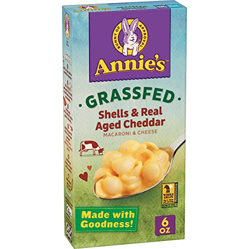 Annie's Homegrown Real Aged Cheddar / 6 Ounce (Pack of 1) / 1 Macaroni & Cheese