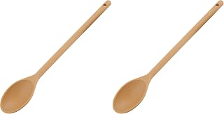 Winco 15" Tan High-Heat Nylon Cooking Spoon (Pack of 2)