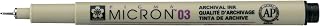 SAKURA of America Pigma 0.35mm Fade-Resistant Micron Pens (SAKXSDK0349), Black