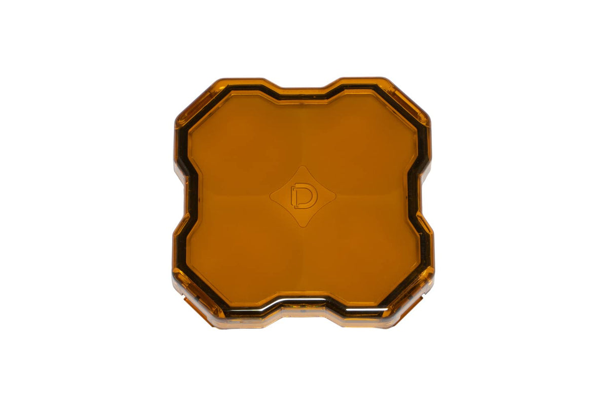 Stage Series LED Rock Light Lens (one) by Diode Dynamics – Diffused, Polycarbonate, Amber, Model DD7472