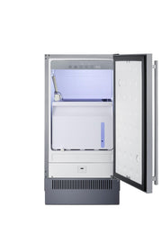 Summit Appliance Stainless Steel / Standard / 33.0 pounds Ice Machines