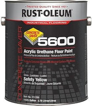 Rust-Oleum 5600 System <100 Voc Acrylic Urethane Floor Paint, Safety Orange Gallon Can - Lot of 2