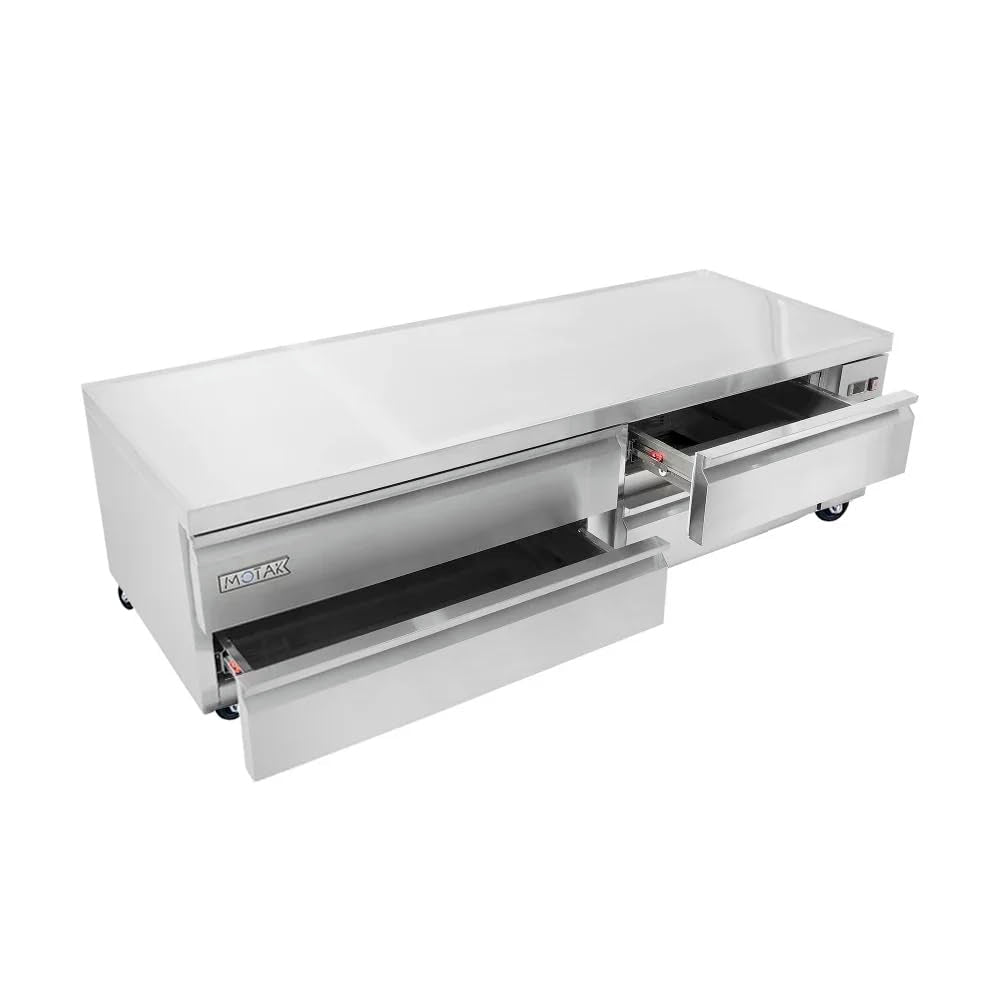 72 3/8" Chef Base by MOTAK – 75.12x34.88x27.76, In Description, Check Images, Model MCBR72-D-X