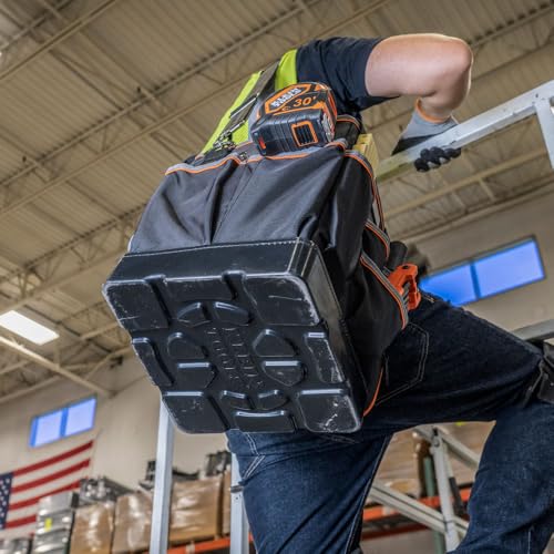 KLEIN TOOLS 10-Inch Tote / Black/Orange / 1 Tool Bags