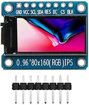 0.96inch HD IPS TFT 80x160 ST7735 SPI 8pin 3.3V