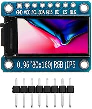0.96inch HD IPS TFT 80x160 ST7735 SPI 8pin 3.3V