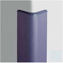 Corner Guard Bullnose 90, 3'' Wings, 4'H W/Caps, BL Ice