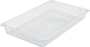 Winco 2-1/2-Inch Pan, Full Size | Dishwasher safe, Shatterproof, Wide temp range, Foodservice, Great for Steam Tables, Buffets and Food Preparation