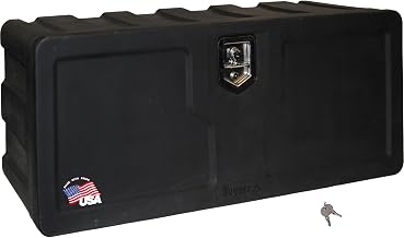 Buyers Products 1717105 Poly Underbody Truck Box, 18 x 18 x 36 in, Lightweight HD Poly Tool Box w/ Drop Door, 3-Point Locking Latch, Weather-Resistant Seal, Underbody or Surface Mount Truck Storage