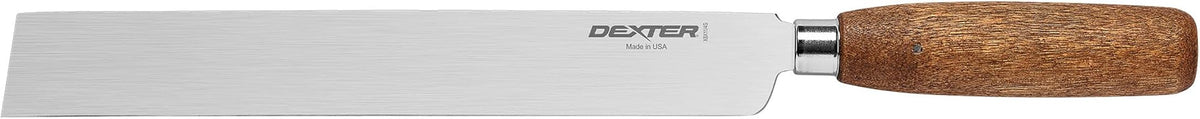 Dexter Russell Traditional 8" Rubber Knife with Rosewood Handle, High Carbon Stainless Steel, Square Point Blade