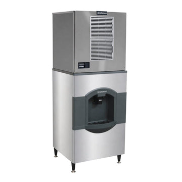Prodigy Elite Medium Cube 30" Ice Maker - 921 lb/Day by Scotsman – 921 lb / Day - 180 lb Ice Bin - 208V, 180.0 pounds, Model MC0830MAX-32+HD30B-1