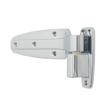 1245 Reversible Cam-Rise Hinge by Kason – Offset: Flush, Nylon, Silver, Model 1245-C000