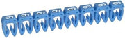 Legrand 38216 Wiring Marker 0.5 to 1.5 mm² No. 6 Blue 18.7 x 6.5 x 3.2 cm