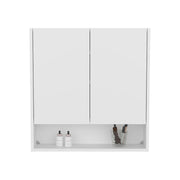 25" Susitna Medicine Cabinet by DEPOT E-SHOP – Engineered Wood, White, Model DE-GLB11600