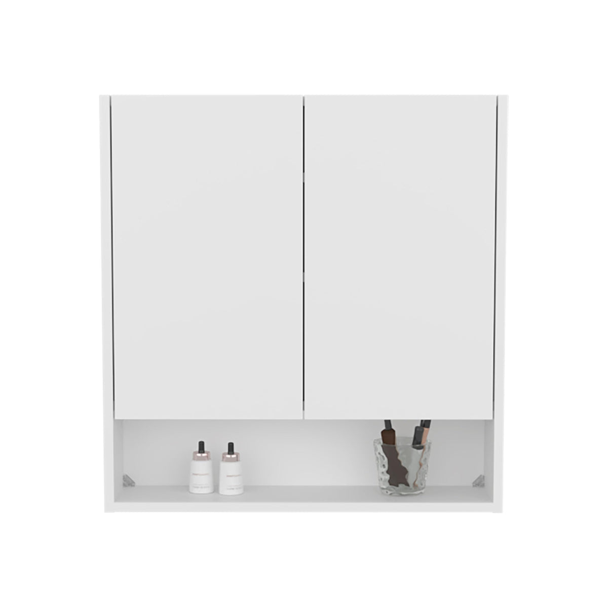 25" Susitna Medicine Cabinet by DEPOT E-SHOP – Engineered Wood, White, Model DE-GLB11600