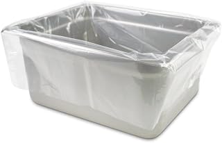 PanSaver ECO Pan Liners for Easy Clean Up - Ovenable up to 400F (Half Pan Medium and Deep Pan Liner - 14 x 23 in)
