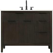 42" Single Bathroom Vanity in Chocolate Oak