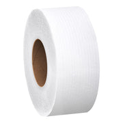 White Scott JRT Jr. Bathroom Tissue by Kimberly-Clark – 1000' x 3.55", Recycled Fiber, White, Pack of 12, Model 07805