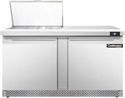 SW60-12M-FB Mighty Top Sandwich Unit, 60" W, With 12 Pan Top Openings & Front Breathing