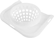 Mop Bucket Inner Basket Plastic Colander Insert for Efficient Draining | White Replacement Accessory, Universal Fit, Splash Reduction Design, Easy Replacement