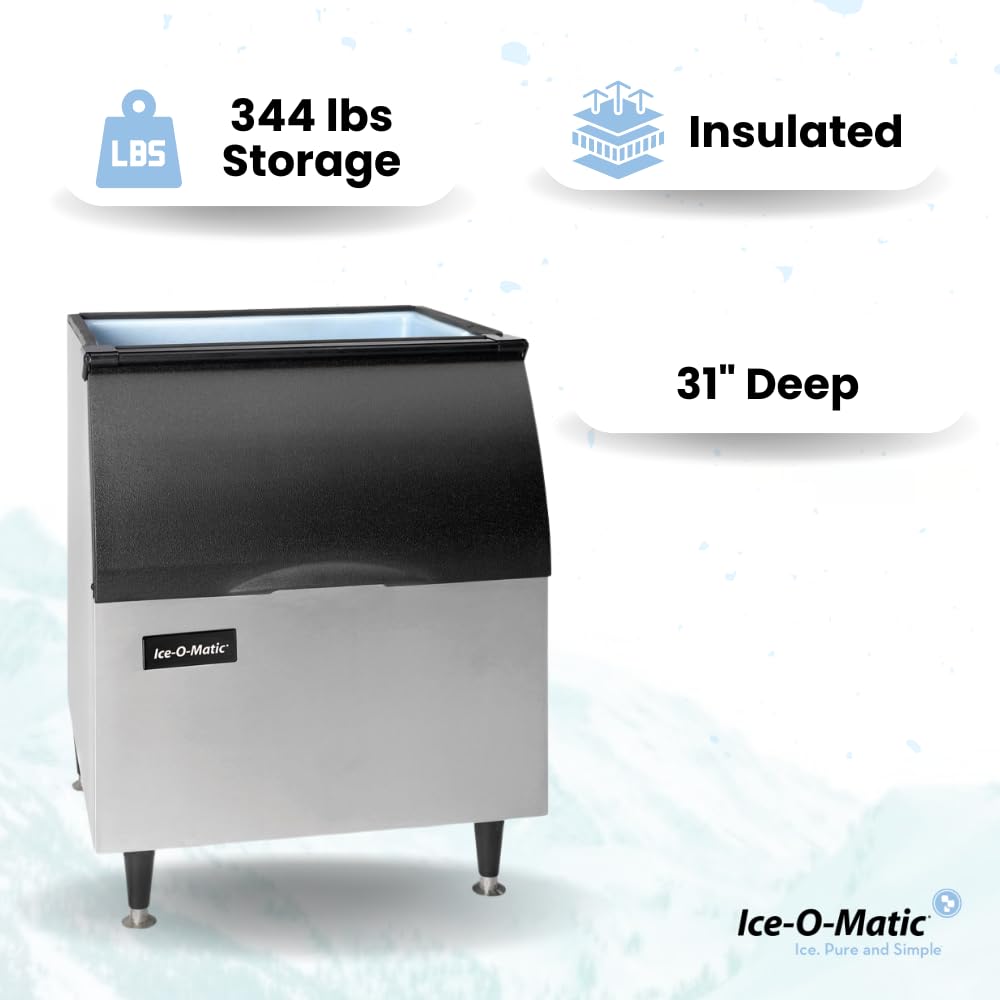 Ice-O-Matic 344 lb Storage / Storage Bin / Silver Ice Machines