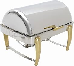HUBERT 9 1/2 Qt Roll Top Chafer - 24 4/5"L x 19"W x 17 3/4"H
