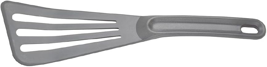 Mercer M35110GY Hell's Tools 12" Gray Slotted Spatula