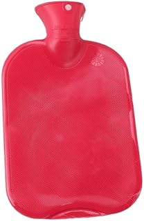 Hot Water Bottle Bag Hotpack for Pain Relief from Headaches, Cramps, Arthritis, Back Pain, Sore Muscles(Classic Maca Red,2000ML)