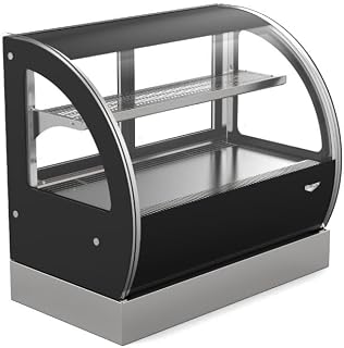 Vollrath 36-inch-wide 120-volt curved-front countertop heated deli display case with rear access