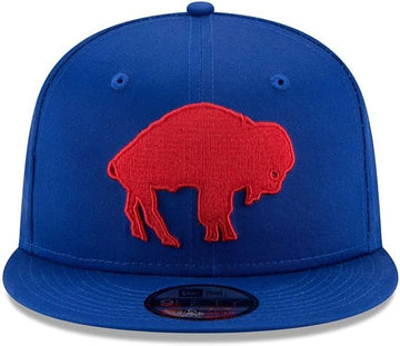 Men's Adjustable Snapback Hat (US by New Era – Cotton, Buffalo - Bills Throwback, Model 9fifty
