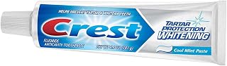 Crest Tartar Protection Whitening Toothpaste, Cool Mint Paste 5.7 oz (Pack of 4)