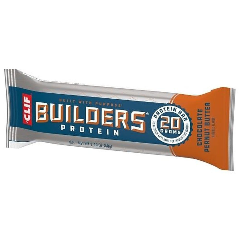 Builders Chocolate Peanut Butter Snack Bar by Clif Bar – Pack of 36