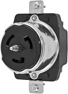 Hubbell CS8369 Locking Receptacle, 50 amp, 3 Phase 250V, 3 Pole 4 Wire