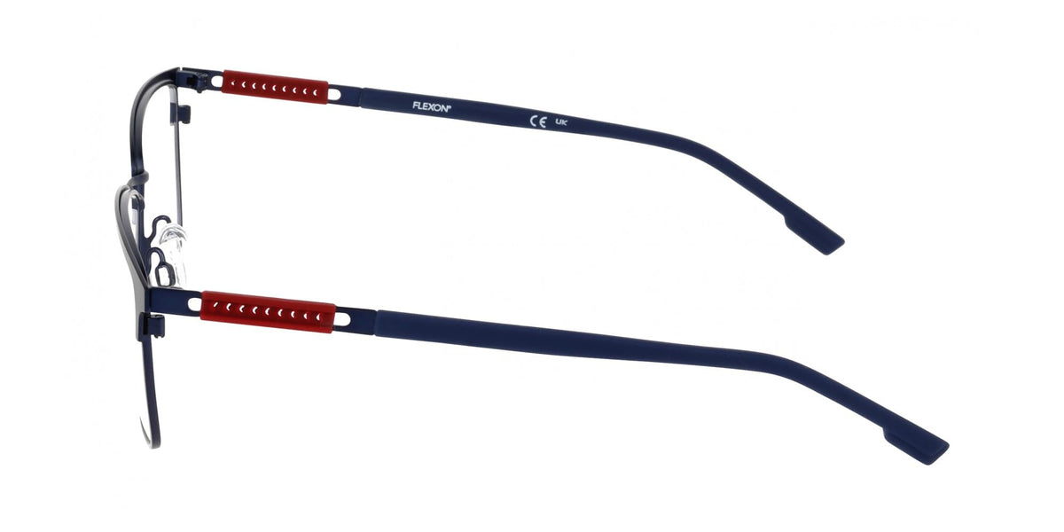 E1161 N 414 MATTE NAVY 55/17/145 MALE Eyewear Frame by Flexon – 55/17/145, Plastic, Matte Navy, Model FLEXON E1161 N