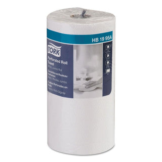 Tork HB1995A Universal Perforated Towel Roll, 2-Ply,11-Inch Wx9-Inch L, White, 210 Sheets/Roll,12RL/Ctn