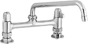 T&S Brass 5F-8DLX08 Deck Mount Faucet with 8" Swing Nozzle