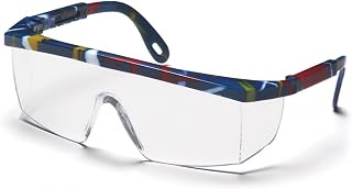 Pyramex SM410S Integra Safety Glasses Mixed Blue Frame w/Clear Lens (12 Pair)